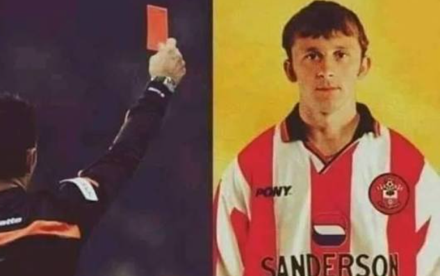 The Two-Second Red Card That Shocked Football History