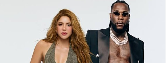 Burna Boy and Shakira Hit 1 Billion YouTube Views
