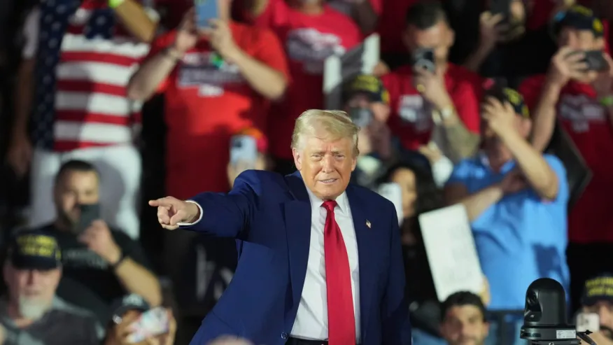 Nicki Minaj Joins Trump at Michigan Campaign Rally