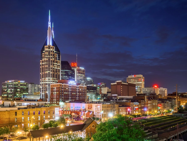 The Nashville skyline
